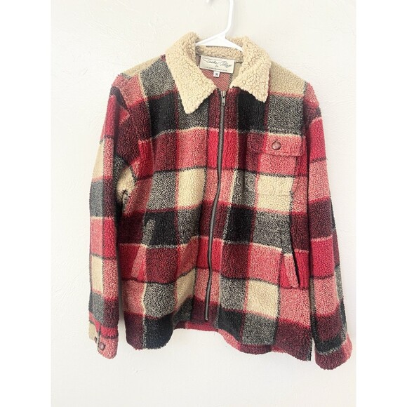 Tasha Polizzi Southwestern Aztec Sherpa Jacket Coat Size Medium Blanket Coat - Picture 3 of 11